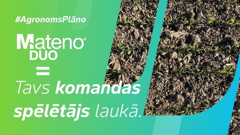 #AgronomsPlāno Nr.24: Mateno® Duo – Tavs komandas spēlētājs laukā.
